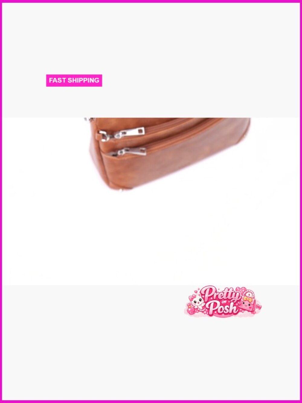 PU Leather Crossbody Bag with Adjustable Strap, RFID Protection - Picture 7 of 7